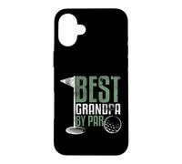 Custodia per iPhone 16 Plus Best Grandpa By Par Father's Day Golf Grandad Golfing Gift