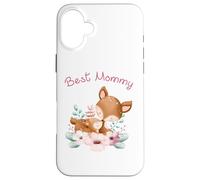 Custodia per iPhone 16 Plus Best Mommy - Mother's Day Cute Mom & Baby Dear Graphic
