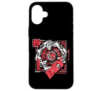 Custodia per iPhone 16 Plus Beyblade X Robin Kazami Scythe Incendio