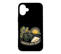 Custodia per iPhone 16 Plus BINOCULARS READY Birdwatching e appunti sul campo