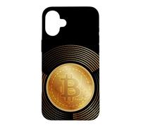 Custodia per iPhone 16 Plus Bitcoin Graphic outfit, Bitcoin Crypto Holders, Bitcoin