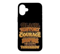 Custodia per iPhone 16 Plus Black History è la storia del coraggio Melanin Pride