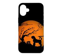 Custodia per iPhone 16 Plus Black Russian Terrier Halloween Blackie BRT Chornyi Dog