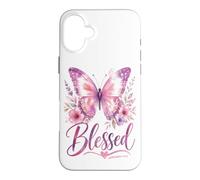 Custodia per iPhone 16 Plus BLESSED - Women's Christian Faith Jeremiah 17:7 Bible-Based