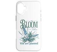 Custodia per iPhone 16 Plus "Bloom" Where You Are Planted Nature Vision Board
