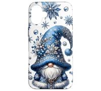 Custodia per iPhone 16 Plus Blue Winter Gnome For Mom Cute Aesthetic Snowflake Patterns