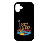 Custodia per iPhone 16 Plus Blues chitarrista e fan della musica rock o Delta Blues