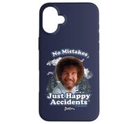 Custodia per iPhone 16 Plus Bob Ross Happy Clouds