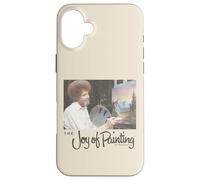 Custodia per iPhone 16 Plus Bob Ross Joy of Painting
