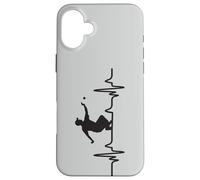 Custodia per iPhone 16 Plus Boccia Heartbeat Design Bouler Petanque Heart Rate Boule
