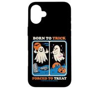 Custodia per iPhone 16 Plus Born To Trick Sarcastic Retro Funny Adult Humor