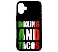Custodia per iPhone 16 Plus Boxing And Tacos Latinx The Mexican Style Boxing México