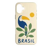 Custodia per iPhone 16 Plus Brasile Tucano Uccello Tropicale Natura