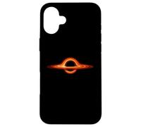 Custodia per iPhone 16 Plus buco nero accrezione disco minimo fisica concetto