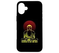 Custodia per iPhone 16 Plus Buddha è il Mio Om Boy