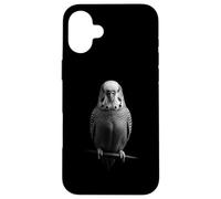 Custodia per iPhone 16 Plus Budgie parrocchetti birdwatcher pet bird lover
