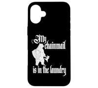 Custodia per iPhone 16 Plus Buhurt divertente che dice giochi di cavalieri che giostrano