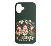 Custodia per iPhone 16 Plus Buon Natale Fantasmi Divertente Vacanza