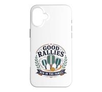Custodia per iPhone 16 Plus Buoni Rally Run In Il Famiglia Pickleball Vintage