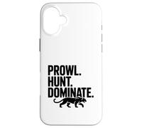 Custodia per iPhone 16 Plus Caccia alla caccia domina la pantera feroce