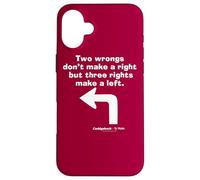 Custodia per iPhone 16 Plus Caddyshack Two Wrongs Don't Make a Right