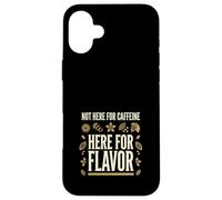 Custodia per iPhone 16 Plus Caffè Cupping Degustazione Specialità Caffè Nerd Sapore Profilo