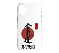Custodia per iPhone 16 Plus Calligrafia Jujutsu/Arti Marziali Giapponesi Design