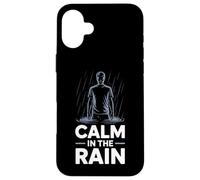 Custodia per iPhone 16 Plus Calm In The Rain Amante Pioggia Accogliente