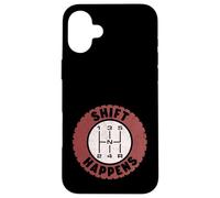 Custodia per iPhone 16 Plus Cambio manuale a 5 marce - Shift Happens Funny