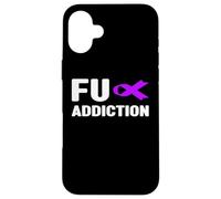 Custodia per iPhone 16 Plus Camicia per la consapevolezza dell'overdose - Dipendenza da influenza, consapevolezza del sovradosaggio