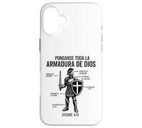 Custodia per iPhone 16 Plus Camiseta cristiana en espanol Versiculo Cristiani spagnoli