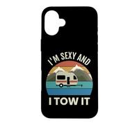 Custodia per iPhone 16 Plus Camper Trailer Campeggio Vintage Sexy E Io Traino It