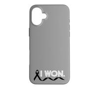 Custodia per iPhone 16 Plus Cancro al melanoma Ho vinto il cancro della pelle per le donne