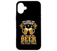Custodia per iPhone 16 Plus Can't Buy Happiness But You Can Buy Beer Drinking Beer Lover
