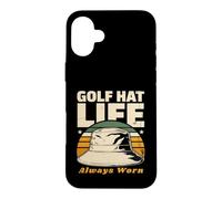 Custodia per iPhone 16 Plus Cappello da golf Life Always Worn