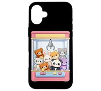 Custodia per iPhone 16 Plus Carino Artiglio Macchina Peluche Gioco Arcade