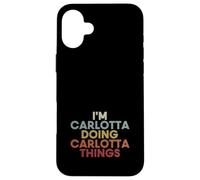 Custodia per iPhone 16 Plus Carlotta Name Carlotta Personalized Name First Given