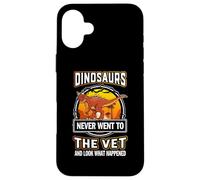 Custodia per iPhone 16 Plus Carnotaurus Dinosaurs Never Went To The Vet Veterinarian