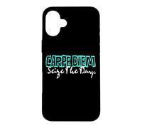 Custodia per iPhone 16 Plus CARPE DIEM Cogli l'attimo: MOTIVAZIONALE GRANDE BLU AUDACE