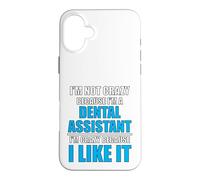 Custodia per iPhone 16 Plus Carriera dentale Ama il mio lavoro Pazzo assistente dentale
