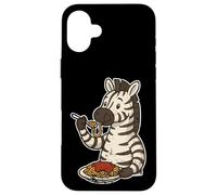 Custodia per iPhone 16 Plus Cartone animato Zebra