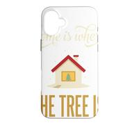 Custodia per iPhone 16 Plus Casa è dove l'albero è Natale
