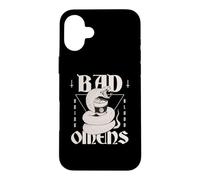 Custodia per iPhone 16 Plus Cattivi Presagi Serpente Grunge Goth Serpente Cattivo Presagio
