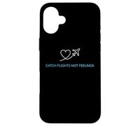 Custodia per iPhone 16 Plus Cattura voli non sentimenti Viaggio Mood Adventure