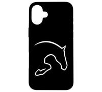 Custodia per iPhone 16 Plus Cavallo che salta
