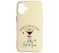 Custodia per iPhone 16 Plus C'è sempre tempo per un Tini Espresso Martini Time Vintage