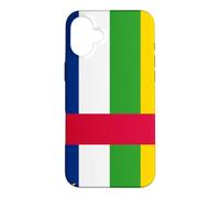Custodia per iPhone 16 Plus Central African Republic Flag Colors Central Africans