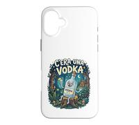 Custodia per iPhone 16 Plus C'era una Vodka. Divertente Alcool serata pub discoteca