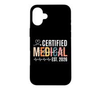 Custodia per iPhone 16 Plus Certified Medical Assistant Est 2026 CMA Senior Graduation