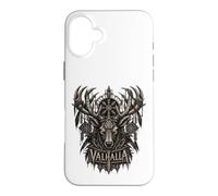 Custodia per iPhone 16 Plus Cervo vichingo Eikthyrnir vichinghi rune valhalla celti